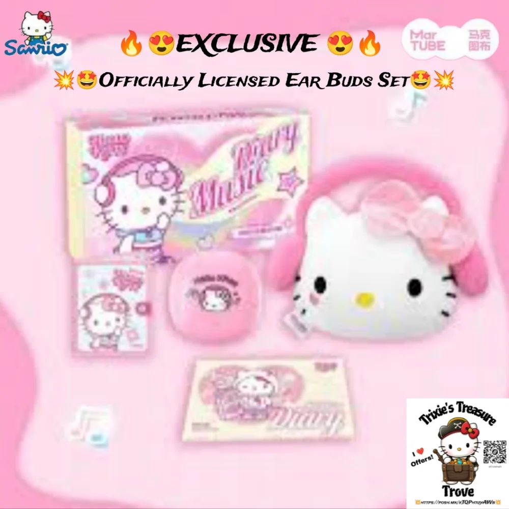 EXCLUSIVE - Hello Kitty x MarTube Earbuds Set - Picture 1 of 9